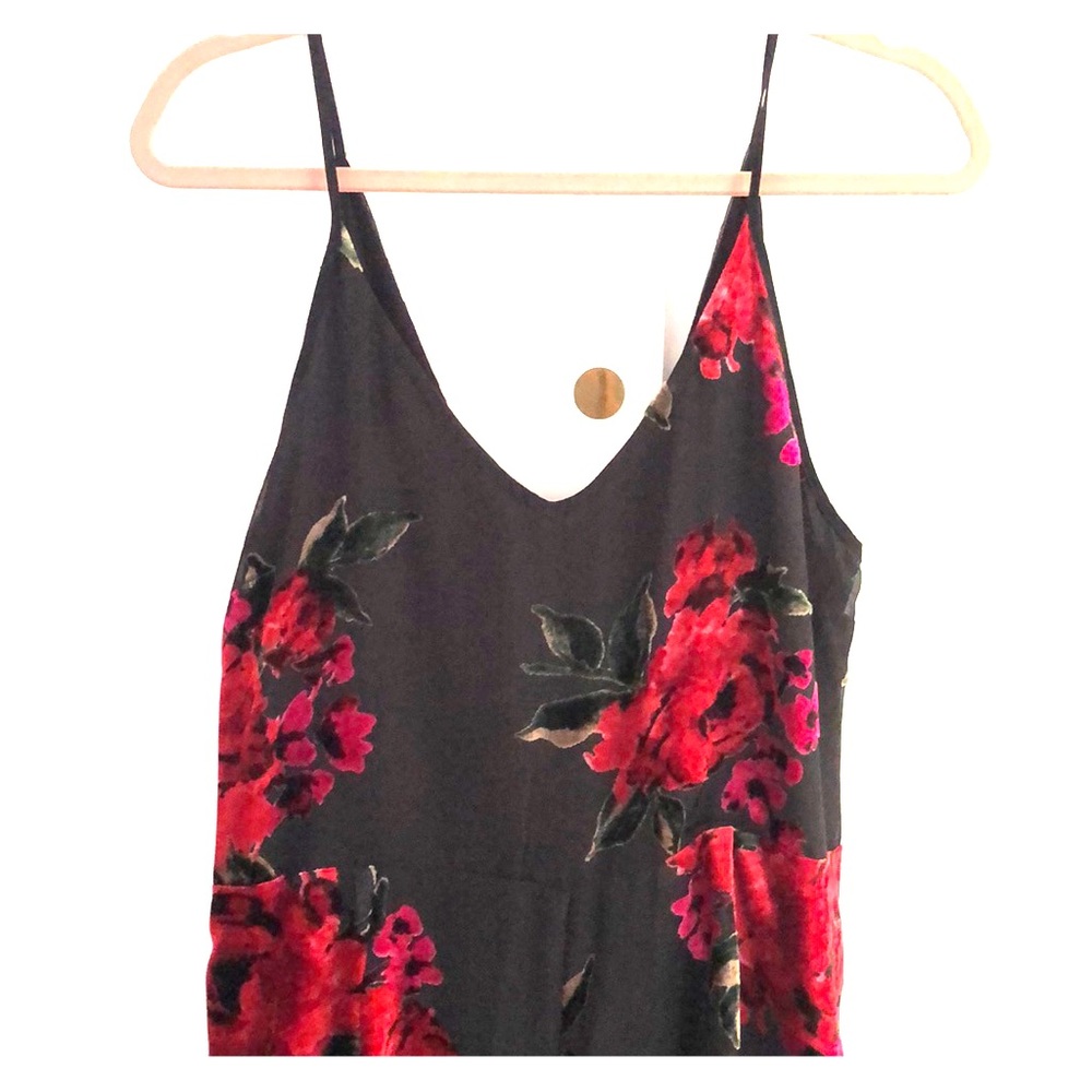 NWT Anthropologie floral jumpsuit